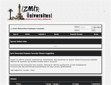 Tablet Screenshot of izmiruniversitesi.com